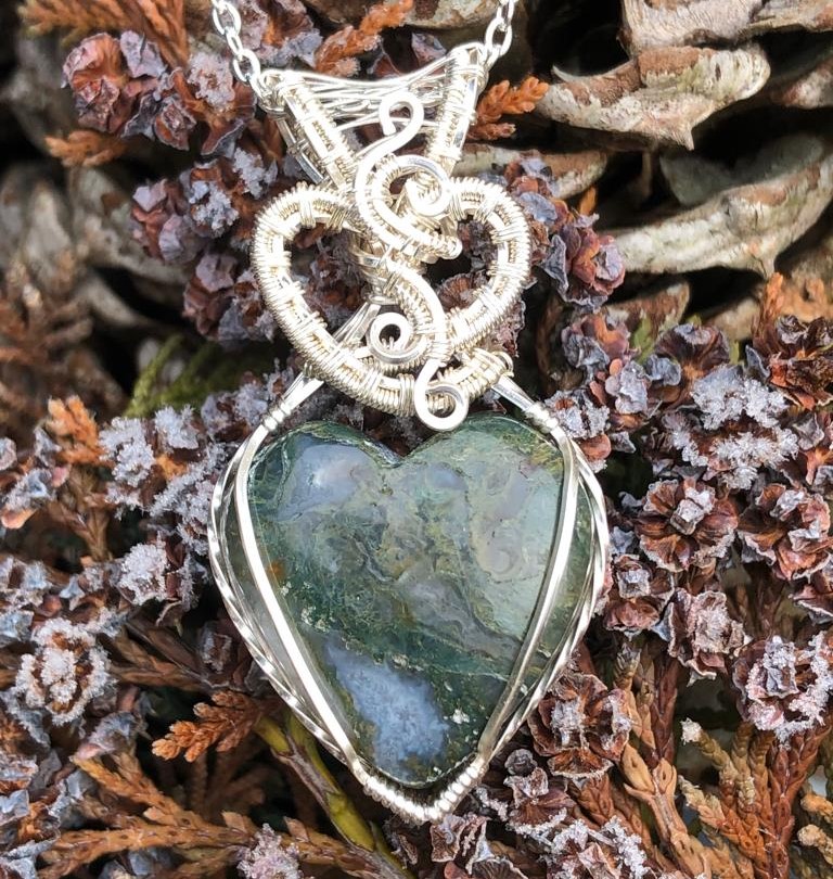 achát mechový 4439